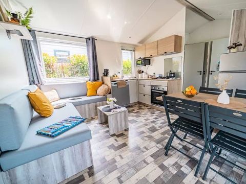 MOBILHOME 6 personnes - Trio Premium - Jacuzzi + Climatisé + TV