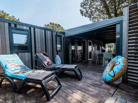 MOBILHOME 8 personnes - Quattro Premium - Jacuzzi + Climatisé + TV
