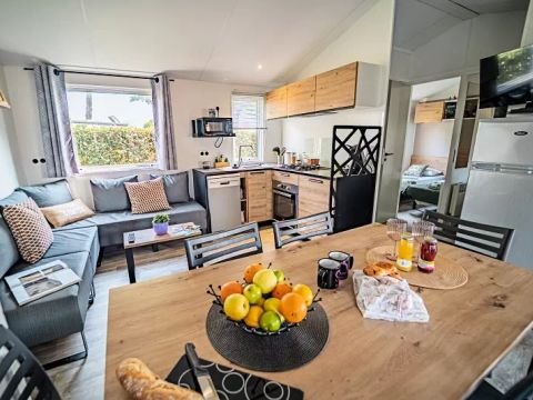 MOBILHOME 8 personnes - Quattro Premium - Jacuzzi + Climatisé + TV