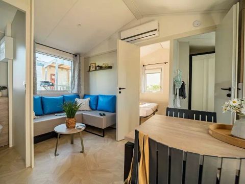 MOBILHOME 5 personnes - Mobil Home Authentique 3 Pièces 4/5 Personnes + TV