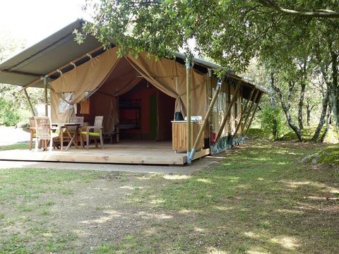 BUNGALOW TOILÉ 5 personnes - LODGE SAFARI sans sanitaires