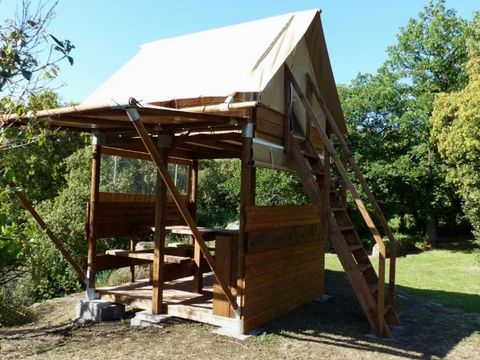 TENTE TOILE ET BOIS 2 personnes - Tente Bivouac Small sur pilotis Standard 1 chambre - en pleine nature (sans sanitaires) 1/2 pers