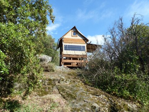 TENTE TOILE ET BOIS 2 personnes - Tente Bivouac Small sur pilotis Standard 1 chambre - en pleine nature (sans sanitaires) 1/2 pers