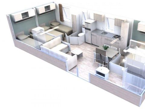 MOBILHOME 6 personnes - VIP Neuf