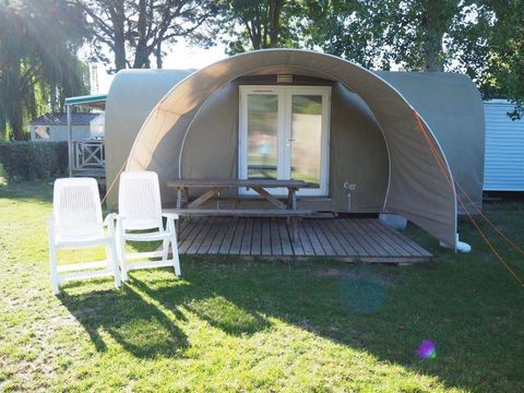 Tente 4 personnes - C- Tente Lodge Coco 2 chambres 16m²