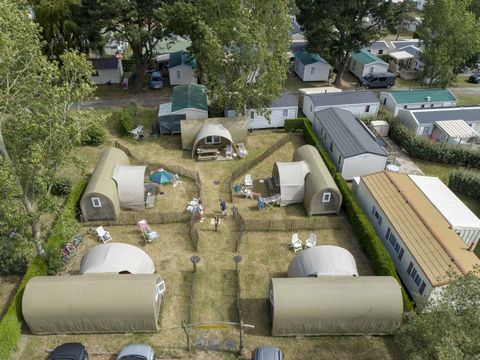 Tente 4 personnes - C- Tente Lodge Coco 2 chambres 16m²