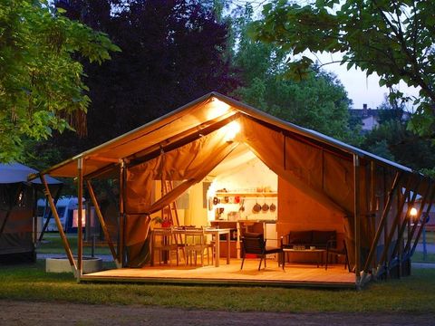 BUNGALOW TOILÉ 5 personnes - Lodge Safari 45m² 5 pers