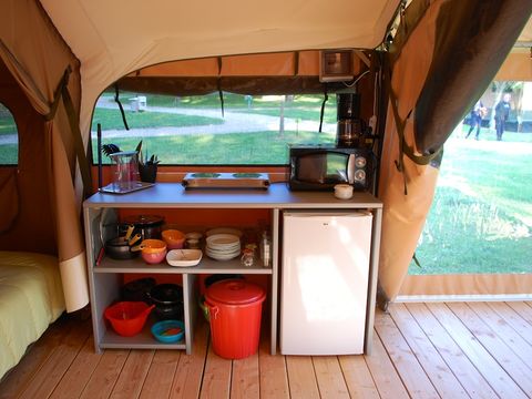 BUNGALOW TOILÉ 5 personnes - Lodge Safari 45m² 5 pers