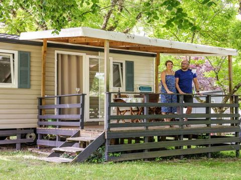 MOBILHOME 6 personnes - Mobil home 27m² + terrasse (4 adultes max + 2 pers. - 18 ans) 4/6 pers