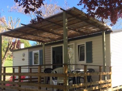 MOBILHOME 6 personnes - Mobil home 27m² + terrasse (4 adultes max + 2 pers. - 18 ans) 4/6 pers