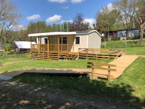 Mobilhome 4 personnes - Mobilhome GRAND ESPACE ( PMR et famille) 4 pers