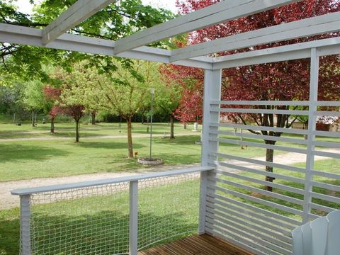Mobilhome 4 personnes - Mobil home 25m2 + terrasse couverte 4 pers