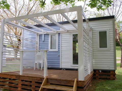Mobilhome 4 personnes - Mobil home 25m2 + terrasse couverte 4 pers