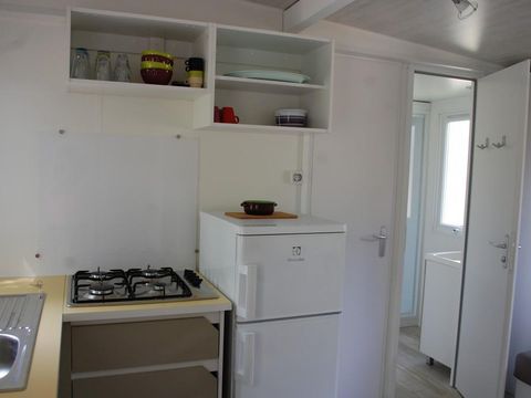 Mobilhome 4 personnes - Mobil home 25m2 + terrasse couverte 4 pers