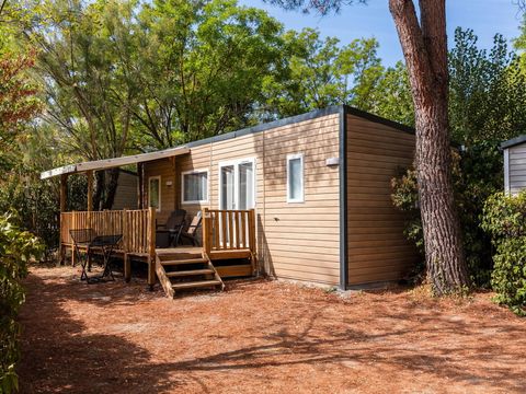 BUNGALOW 6 personnes - Mobil-home | Premium Exclusive | 3 Ch. | 6 Pers. | Terrasse Lounge | Clim. | TV