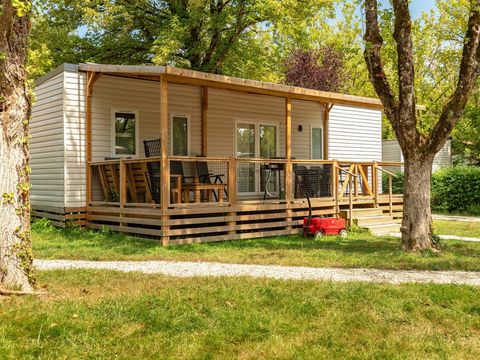 MOBILHOME 8 personnes - Mobil-home | Comfort | 4 Ch. | 8 Pers. | Terrasse Lounge | Cuisine extérieure