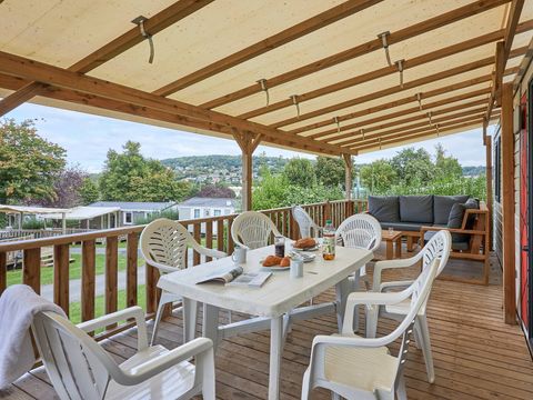 MOBILHOME 4 personnes - Mobil-home | Premium Exclusive | 2 Ch. | 4 Pers. | Terrasse Lounge | Clim. | TV