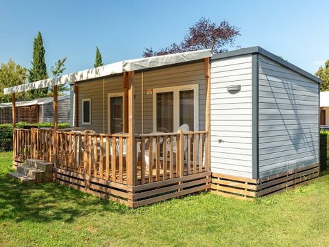 BUNGALOW 4 personnes - Mobil-home | Premium | 2 Ch. | 4 Pers. | Terrasse surélevée | Clim.