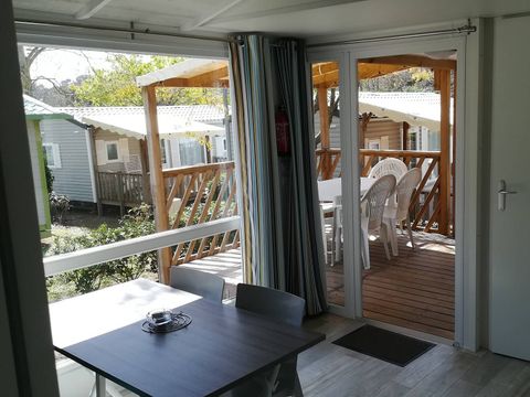 Mobilhome 6 personnes - Comfort | 2 Ch. | 4/6 Pers. | Terrasse simple | Clim. | TV