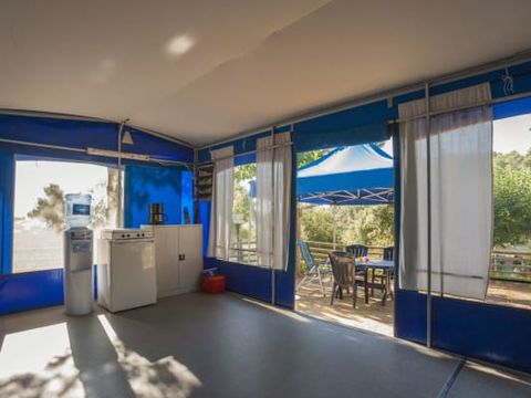 TENTE TOILE ET BOIS 5 personnes - Super Lodge Tent  Cala Gogo (sans sanitaires) Par Lietsyle Holidays 