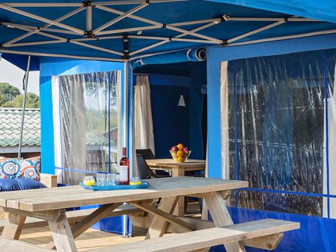 TENTE TOILE ET BOIS 5 personnes - Super Lodge Tent  Cala Gogo (sans sanitaires) Par Lietsyle Holidays 