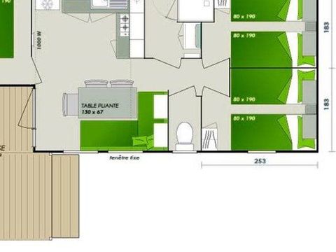 Mobilhome 6 personnes - Comfort