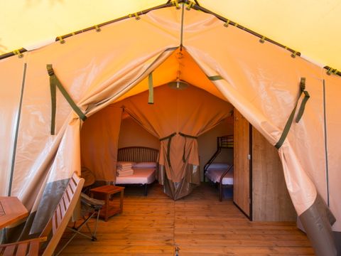 TENTE TOILE ET BOIS 5 personnes - KENYA