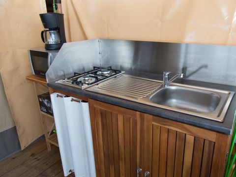 TENTE TOILE ET BOIS 5 personnes - KENYA