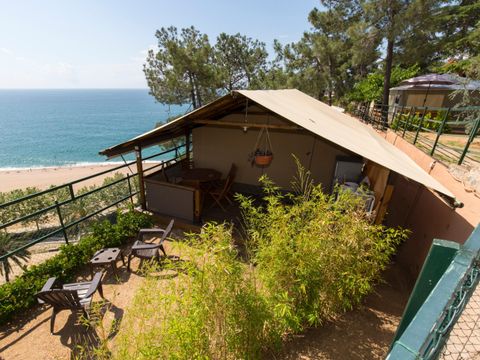 TENTE TOILE ET BOIS 5 personnes - KENYA