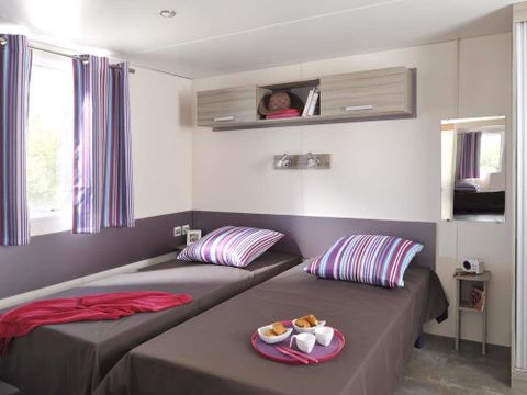 MOBILHOME 4 personnes - Mobilhome CHAUMIERE - PMR 2 chambres Climatisées 4 pers