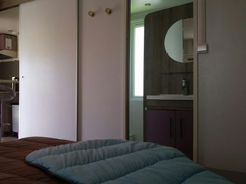 MOBILHOME 2 personnes - Mobilhome CABANE - 1 chambre Climatisé 2 pers