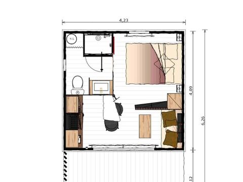 CHALET 2 personnes - NONZA