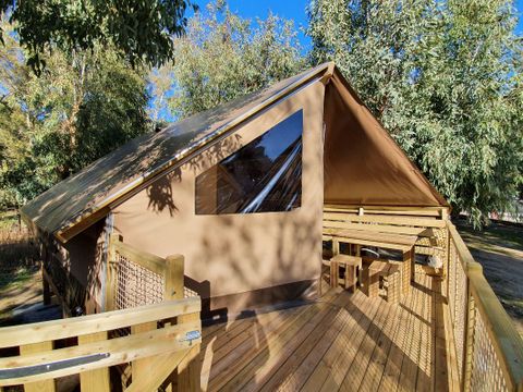 Tente en toile et en bois 4 personnes - SALECCIA