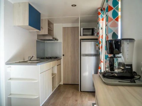 MOBILHOME 6 personnes - Mobil Home Aqua 3ch 6pers Terrasse Semi-Couverte Clim
