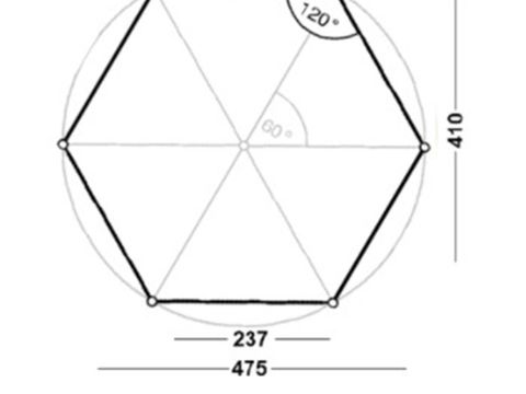TENTE 3 personnes - Glamping Rafal 1/3 pers