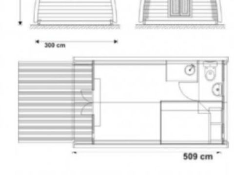 Bungalow 1/4 personnes - Pod