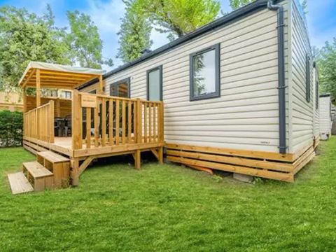 MOBILHOME 6 personnes - Comfort | 3 Ch. | 6 Pers. | Terrasse surélevée | Clim. MOBILHOME 6 personnes - Comfort | 3 Ch. | 6 Pers. | Terrasse surélevée | Clim.