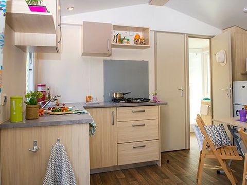 MOBILHOME 6 personnes - Classic XL | 2 Ch. | 4/6 Pers. | Terrasse surélevée