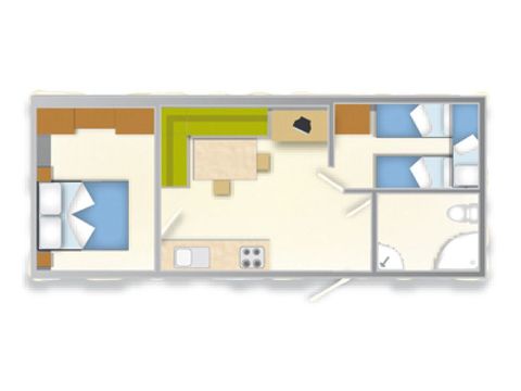 MOBILHOME 6 personnes - BAIA LUX