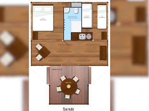 MOBILHOME 5 personnes - SUNLODGE SAFARI