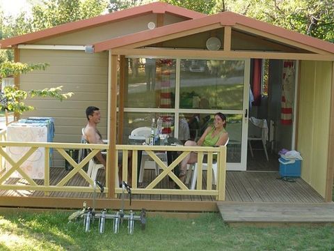 Chalet 4 personnes - Bouleau Standard 20m² - 2 chambres - Terrasse couverte 10m²