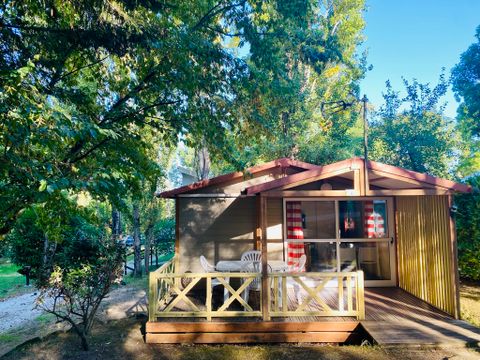 Chalet 4 personnes - Bouleau Standard 20m² - 2 chambres - Terrasse couverte 10m²