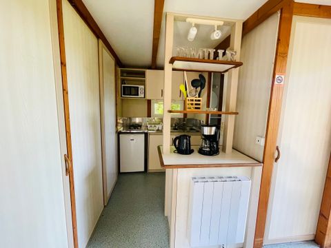 Chalet 5 personnes - Châtaigner Standard 23m² - 2 chambres - Terrasse couverte 8m²