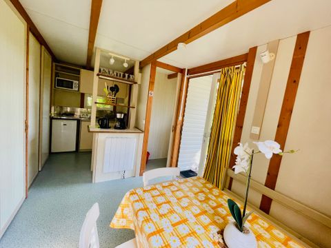 Chalet 5 personnes - Châtaigner Standard 23m² - 2 chambres - Terrasse couverte 8m²
