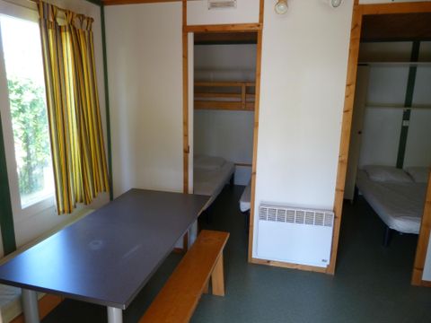 Chalet 5 personnes - Figuier Standard 20m² - 2 chambres - Terrasse couverte
