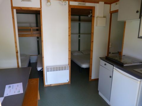 Chalet 5 personnes - Figuier Standard 20m² - 2 chambres - Terrasse couverte