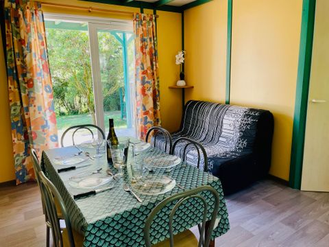 CHALET 6 personnes - Chalet Epicea Confort 32m² - 3 chambres - Terrasse couverte 15m² 6 pers. 