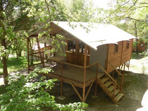 Lodge 5 personnes - Erable Confort 25m² - 2 chambres - Terrasse couverte 12m²