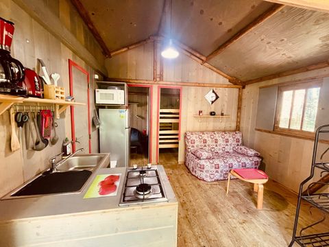 Lodge 5 personnes - Erable Confort 25m² - 2 chambres - Terrasse couverte 12m²