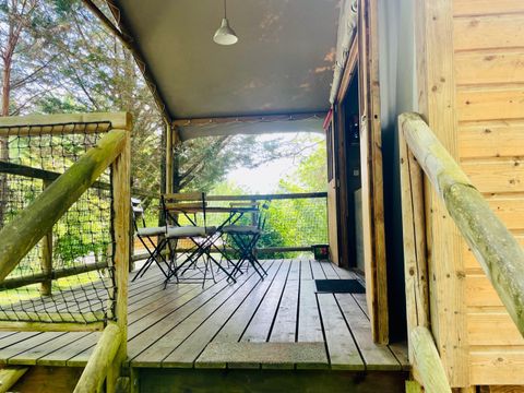 Lodge 5 personnes - Erable Confort 25m² - 2 chambres - Terrasse couverte 12m²